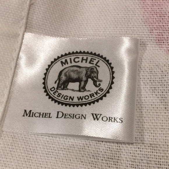 Christmas Bouquet Tulips Holiday Kitchen Towel NWT Cotton 20x28” Michel Design - Picture 10 of 16